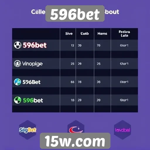 Comparativo com concorrentes do setor de apostas
